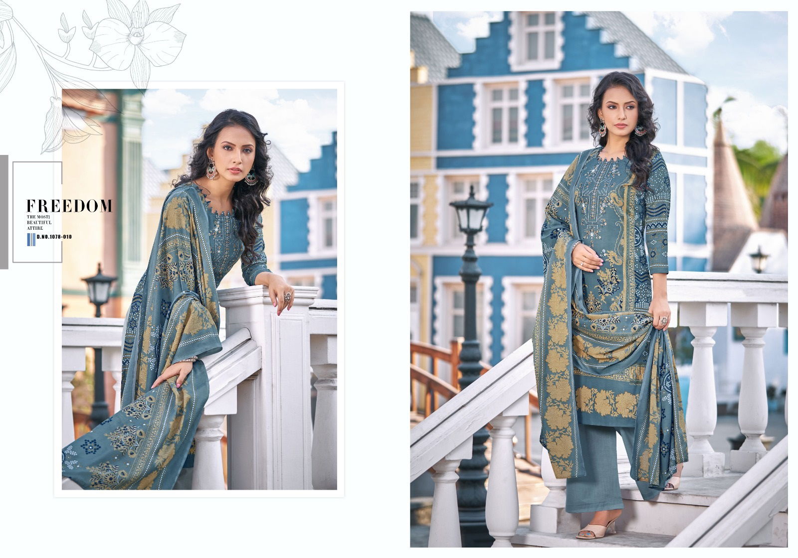 Mareena Vol 14 By Romani Cotton Dress Material Catalog